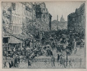 ロワイヤル通り、パリ、c1913 作： Walter Zeising