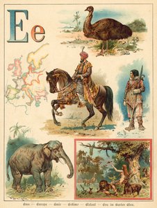 Letter E (chromolitho) 作： Walter Zweigle