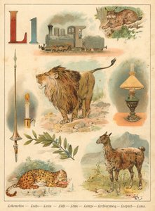 Letter L (chromolitho) 作： Walter Zweigle