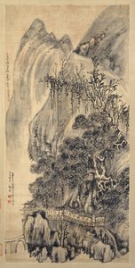 風景」（1649年）。