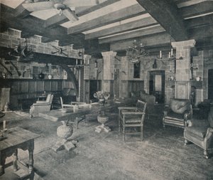 「バッカニア ルーム、カーライル クラブ、ピカデリー」、1915 年 作： Waring and Gillow