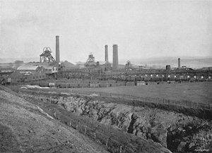 Hoyland Silkstone Collieries、ヨークシャー、c1896 作： Warner Gothard