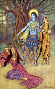 ラーマは悪魔の恋人を拒絶する 作： Warwick Goble