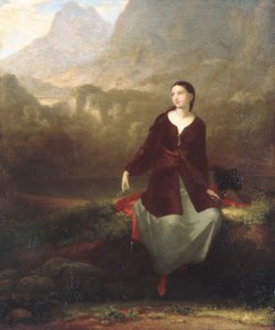 1831年の夢想中のスペインの少女。 作： Washington Allston