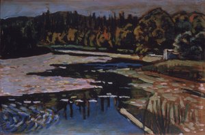 秋の川 作： Wassily Kandinsky