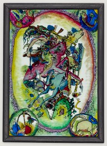 終末論的ライダーII 作： Wassily Kandinsky