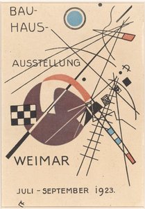 バウハウス展、1923年。 作： Wassily Kandinsky