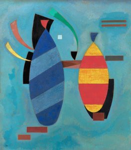 両方の縞 作： Wassily Kandinsky