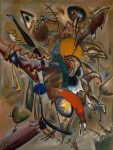 靴ひも付きの画像（構成番号234） 作： Wassily Kandinsky