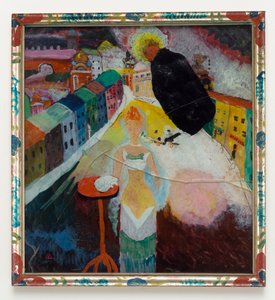 モスクワの女性 作： Wassily Kandinsky