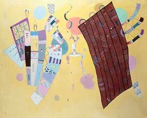 繊細な緊張 作： Wassily Kandinsky