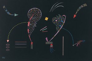 2 つの海岸、1938 年。 作： Wassily Kandinsky