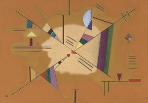 対角線、1930 作： Wassily Kandinsky
