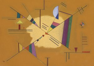 ヴァシリー・カンディンスキー（またはワシリー・カンディンスキーまたはカンディンスキーイ）の「対角線」絵画