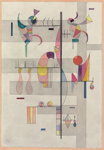 分布 作： Wassily Kandinsky