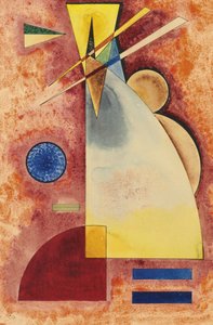 "Entrelacement" (Ineinander) Aquarelle de Vassily Kandinsky (ou Wassily Kandinski ou Kandinskij)