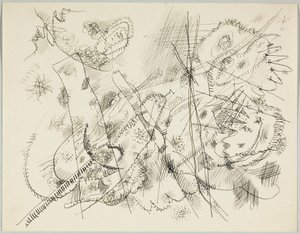 エッチングの下書き 作： Wassily Kandinsky