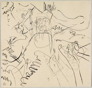 「Little Pleasures」の下書き 作： Wassily Kandinsky