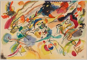 「コンポジションVII」の下書き 作： Wassily Kandinsky