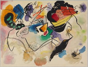 「コンポジションVII」の下書き 作： Wassily Kandinsky