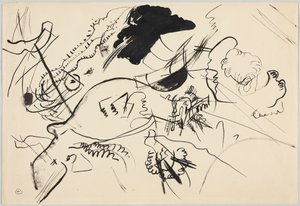 「コンポジションVII」の下書き 作： Wassily Kandinsky