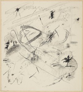 「黒い線」の下書き 作： Wassily Kandinsky