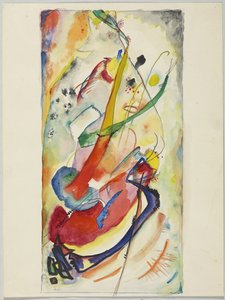 Edwin R. Campbell No. 1 の壁画の下書き 作： Wassily Kandinsky