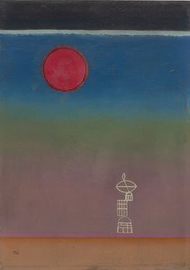 シダ。 1930 作： Wassily Kandinsky