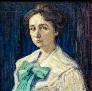 ガブリエレ・ミュンター、1905年。 作： Wassily Kandinsky