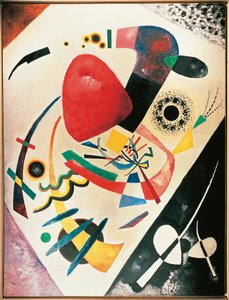 ドイツ、ミュンヘン、レッドスポット 作： Wassily Kandinsky