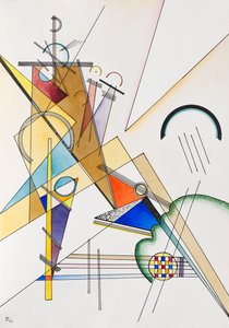 ティッシュ、1923年。 作： Wassily Kandinsky