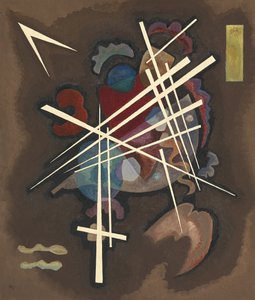 格子形状の網、1927 作： Wassily Kandinsky