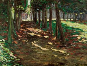 セントクラウドの公園で 作： Wassily Kandinsky