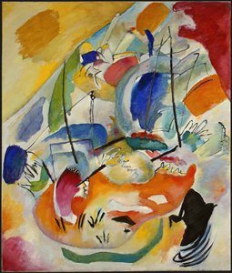 "Improvisation 31, sea battle" Bataille navale - Vassily Kandinsky (or Wassily Kandinski or Kandinskij) の絵画。 作： Wassily Kandinsky