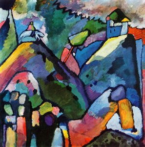 インプロビゼーション 9 作： Wassily Kandinsky