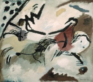 インプロビゼーション No.20 作： Wassily Kandinsky