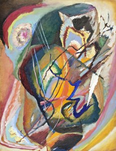 ""Improvisation Sans Tittare EEE"" (Untitled Improvisation EEE) by Painter Day Wassily Kandinsky (Au Wassily Kandinsky Au Kandinsky) 作： Wassily Kandinsky
