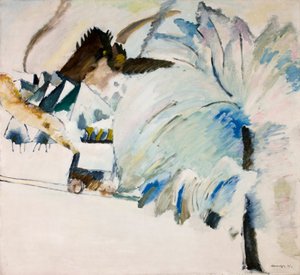 カンディンスキー - 冬景色、1911年 作： ワシリー・カンディンスキー