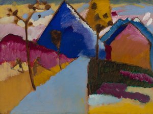 Kochel – まっすぐな通り 作： Wassily Kandinsky