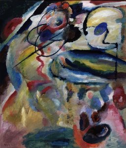 サークルで構成。 1911 作： Wassily Kandinsky