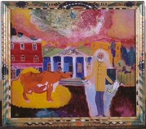 モスクワの牛 作： Wassily Kandinsky