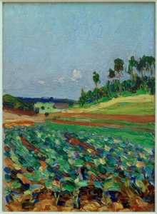 レーゲンスブルク近くの風景 作： Wassily Kandinsky