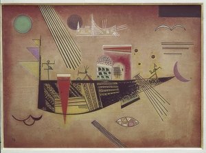ムーディー。 1930 作： Wassily Kandinsky