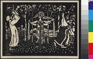 Lesbouleaux-白樺の木 作： Wassily Kandinsky