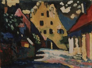 ムルナウ。城の庭、1908
