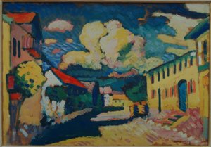 ムルナウ-ドルフシュトラーセ 作： Wassily Kandinsky