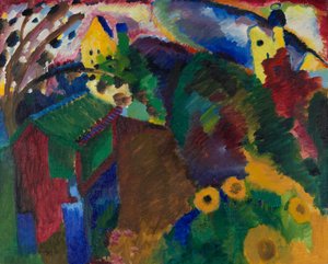 ムルナウ - 庭園 作： Wassily Kandinsky