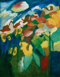 ムルナウ-庭園II 作： Wassily Kandinsky