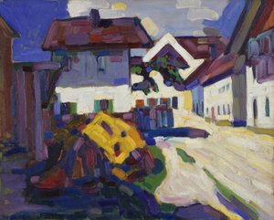 ムルナウ - 家のグループ 作： Wassily Kandinsky