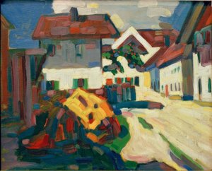 ムルナウ-家のグループ 作： Wassily Kandinsky